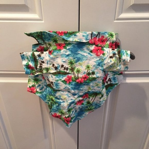 Dog Hawaiian Summertime Button Down Shirt Small - Picture 5 of 5